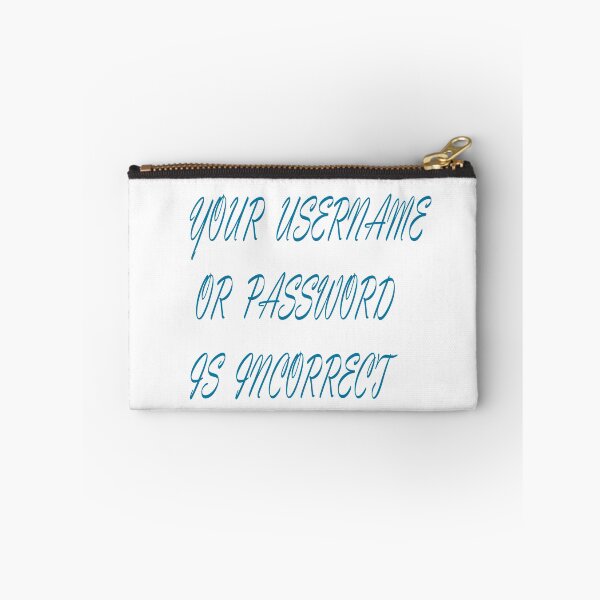 Artikelvorschau, Falscher Benutzername oder falsches Passwort entworfen und verkauft von IVEKDESIGN.