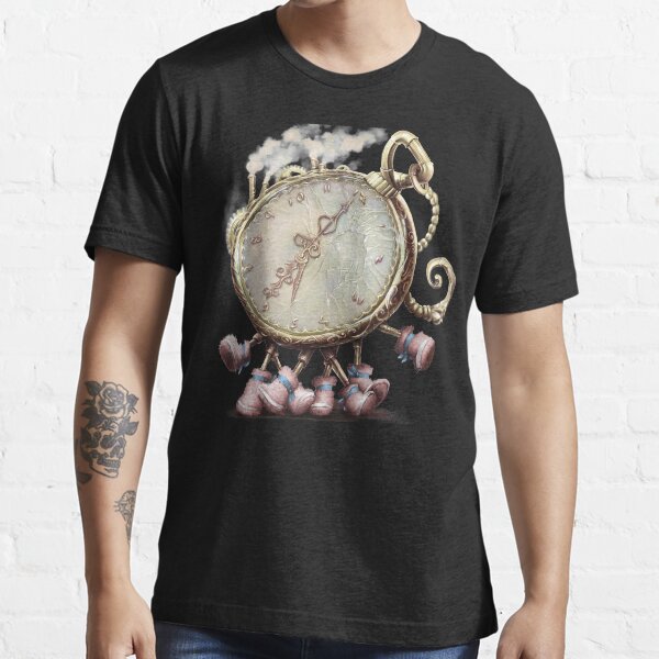 Cute Walking watch, wonderland, Just the clock Essential T-Shirt