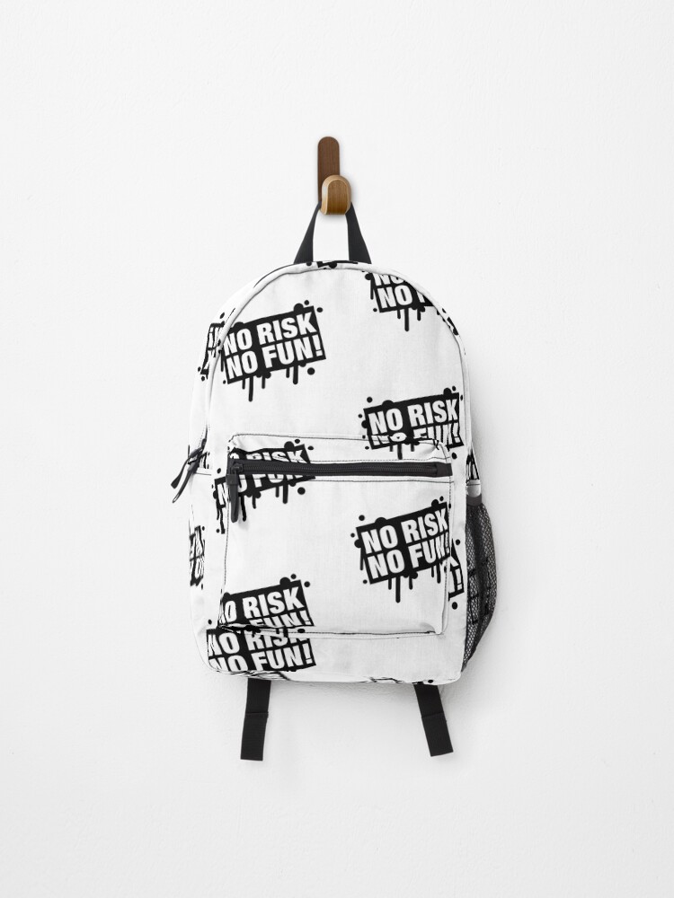 Thumbnail 1 of 3, Backpack, No Risk No Fun designed and sold by Zetsmo.
