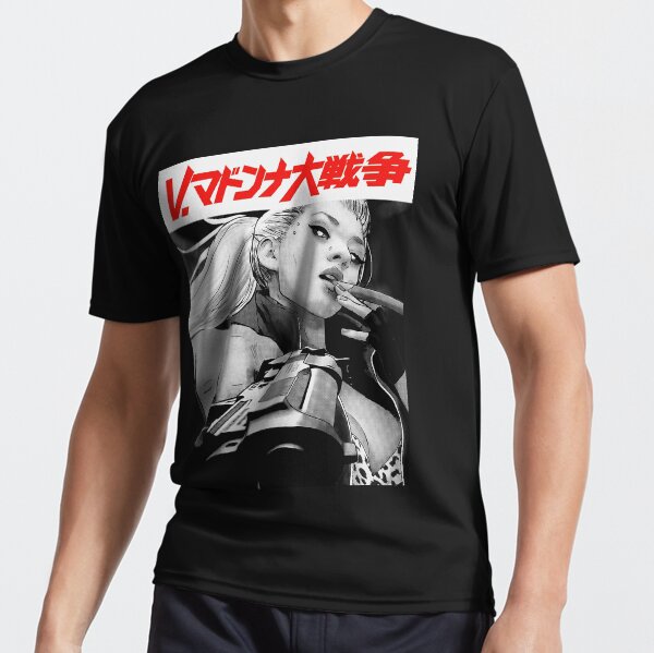 Yakuza Japanese Cyberpunk Girl Vaporwave Urban Style Active T-Shirt