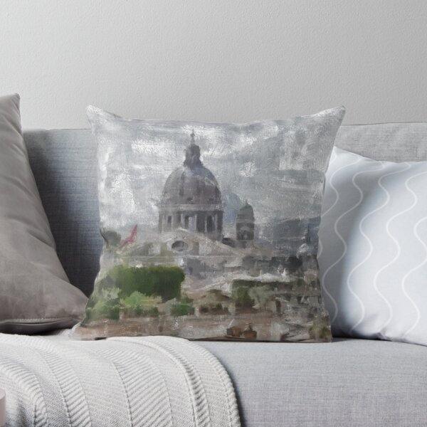 The City of Rome Throw Pillow