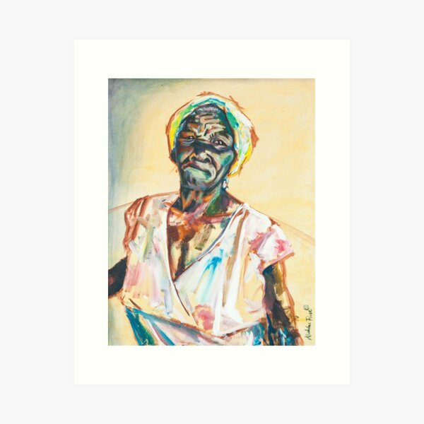 Pentimenti (Ms. Beryl) Art Print