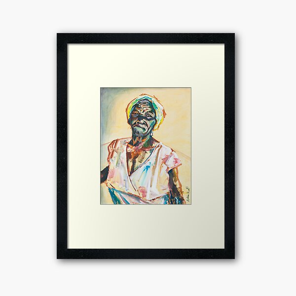 Pentimenti (Ms. Beryl) Framed Art Print