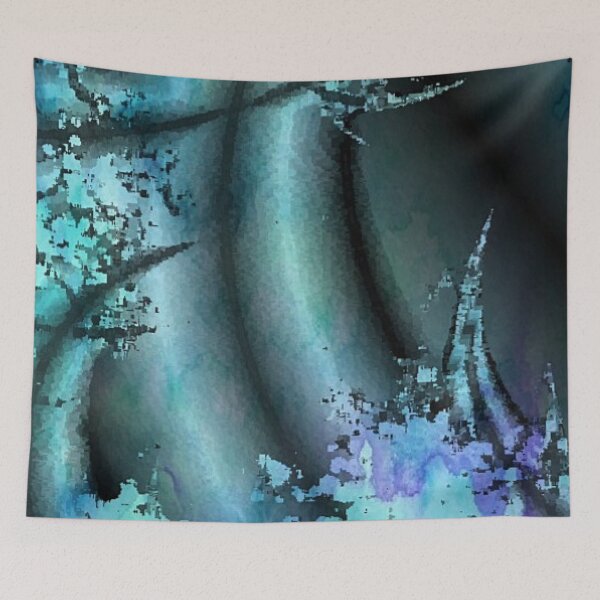Item preview, Tealscape | Moody Fractals | Fractal Art designed and sold by JillyJ05.
