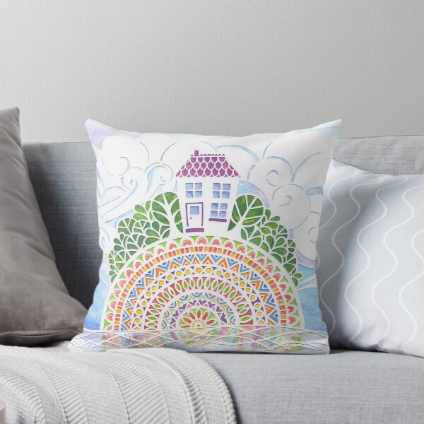 Item preview, House on a Fairisle papercut designed and sold by KellyCutsPaper.