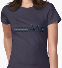 Bike Stripes Team Sky - Chain Women's Fitted T-Shirt