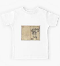 093 Sketch of the region west of Charlestown West Virginia showing fortifications Kids Tee