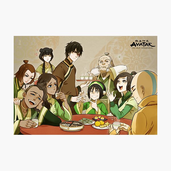 Avatar, Appa, Zuko, Momo Photographic Print