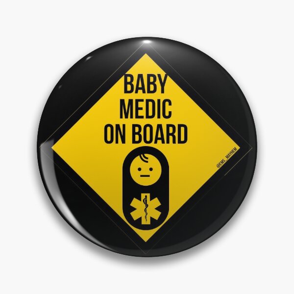 Item preview, Baby Paramedic Sticker designed and sold by Mayh EMS.