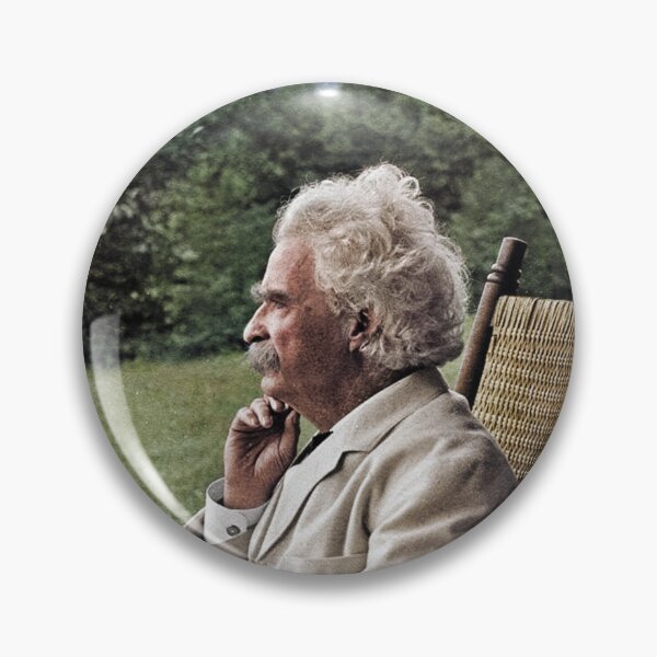 Item preview, Mark Twain 1906 colorized photo designed and sold by KAI-Studio.