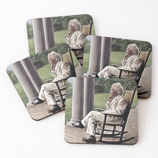 Item preview, Mark Twain 1906 colorized photo designed and sold by KAI-Studio.