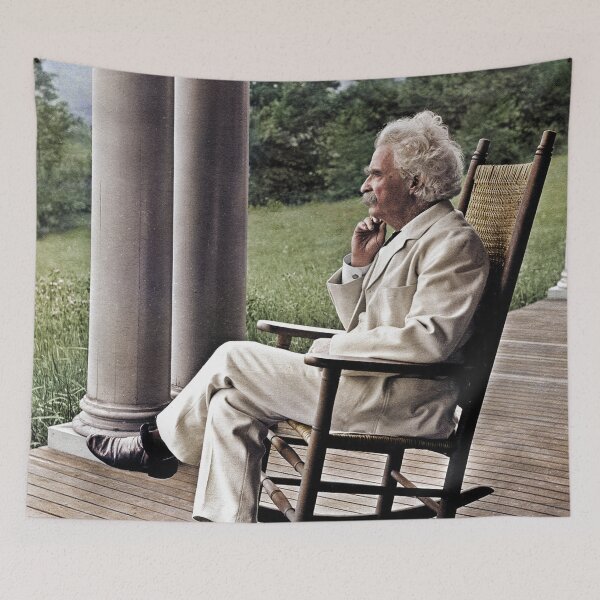 Item preview, Mark Twain 1906 colorized photo designed and sold by KAI-Studio.