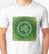 Happy Saint Patrick's day clover leaf Unisex T-Shirt