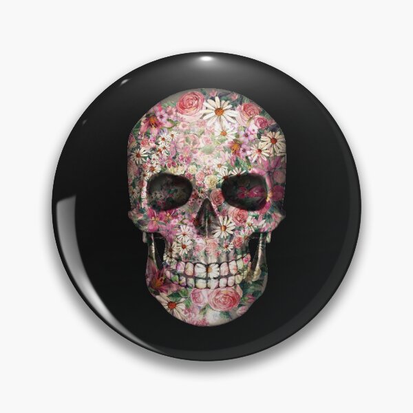 Item preview, Floral Psychedelic Colored Abstract  Skull designed and sold by BritzShop.