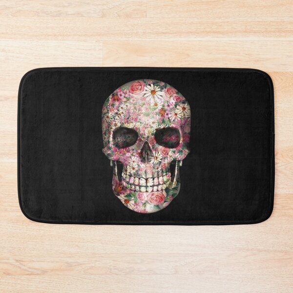 Item preview, Floral Psychedelic Colored Abstract  Skull designed and sold by BritzShop.