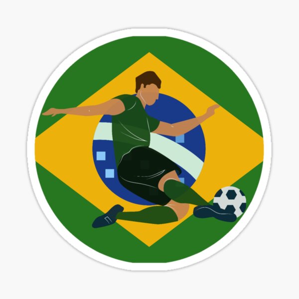 Brazil Soccer Football Team Logo Vectors SVG vektor patch, laser cut, team  gifts, cnc files, vinyl stickers, wall sticker, silhouette