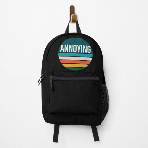 Item preview, Annoying on a Vintage Retro Striped Sunset designed and sold by Zurickdesigns.