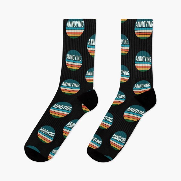 Item preview, Annoying on a Vintage Retro Striped Sunset designed and sold by Zurickdesigns.