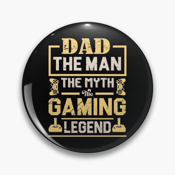 Item preview, Dad The Man The Myth The Gaming Legend  designed and sold by Tatt-Hooligans.