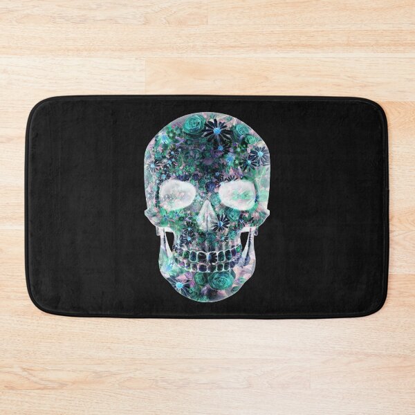 Item preview, Floral Psychedelic Colored Abstract  Skull designed and sold by BritzShop.