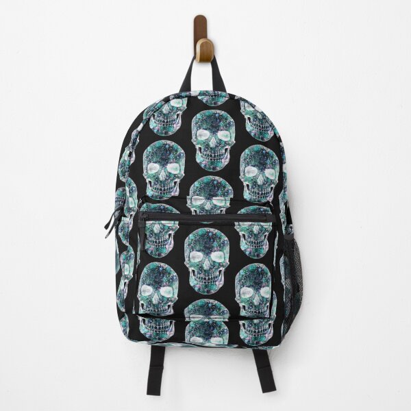Item preview, Floral Psychedelic Colored Abstract  Skull designed and sold by BritzShop.
