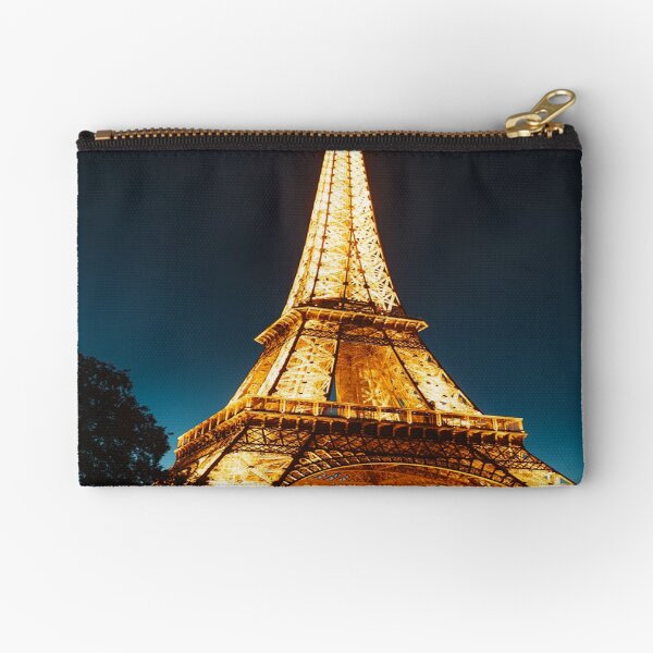 NWT Stand a France Clutch By Far Nine Eiffel Tower Paris Zipper Great Deal LOOK 