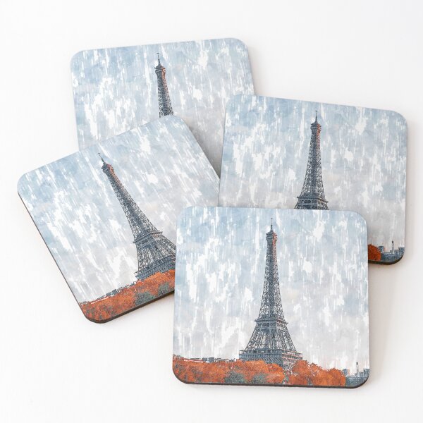 Item preview, Eiffel Tower Autumn By The Parisian Canal. For Eiffel Tower & Paris Lovers.  designed and sold by ColortrixArt.