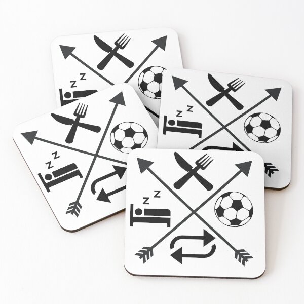 Artikelvorschau, Eat Sleep Soccer Repeat entworfen und verkauft von MoohAs.