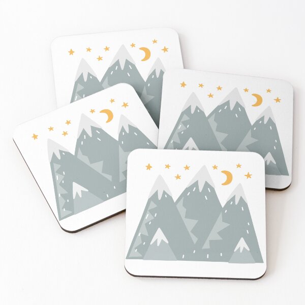 Item preview, Mountain Night Cute designed and sold by HappyDino Studio.