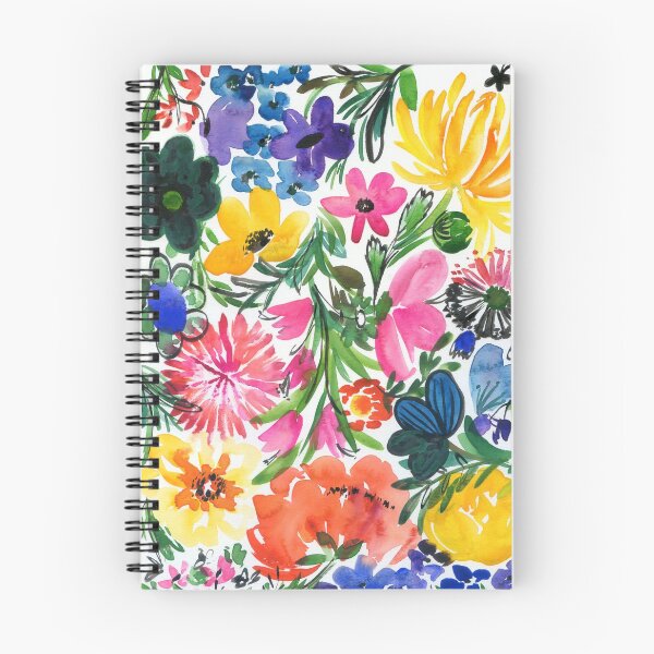 Item preview, colorful floral pattern designed and sold by kosarandrea.