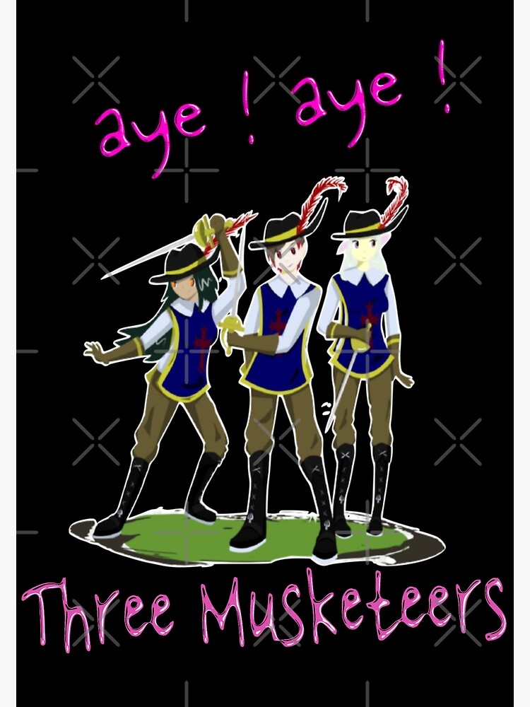 "Three Musketeers PPCocaine" Poster for Sale by ElysiaBliss Redbubble