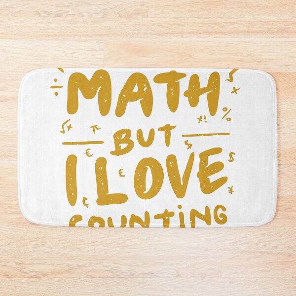 Item preview, I Hate Math But I Love Counting Money Quotes designed and sold by krizvector.