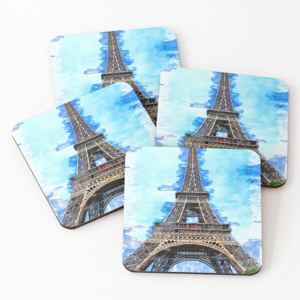 Item preview, Eiffel Tower Paris Beautiful Day. For Eiffel Tower & Paris Lovers. designed and sold by ColortrixArt.
