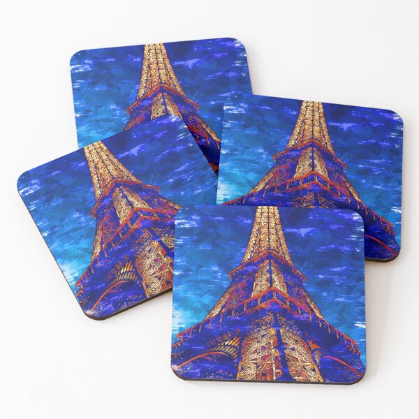 Item preview, Eiffel Tower Light Glow By Sunset. For Eiffel Tower & Paris Lovers. designed and sold by ColortrixArt.