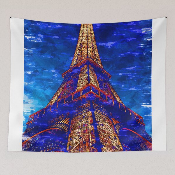 Item preview, Eiffel Tower Light Glow By Sunset. For Eiffel Tower & Paris Lovers. designed and sold by ColortrixArt.