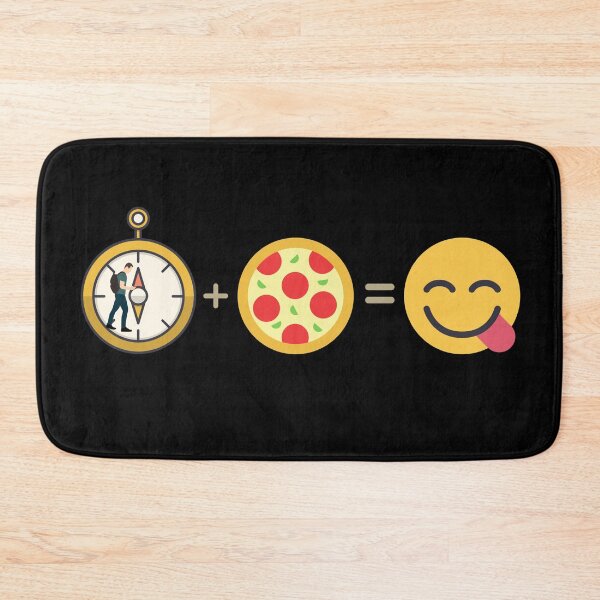 Item preview, Hiking and Pizza designed and sold by SunfullyYours.