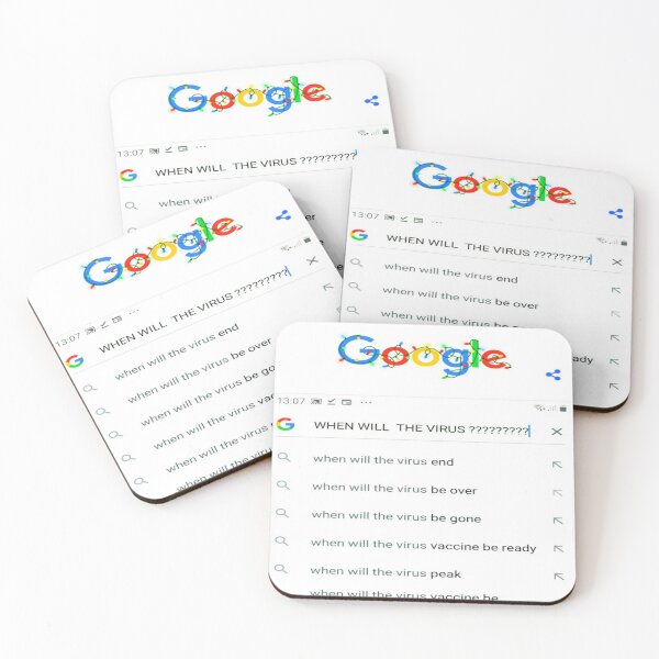 Item preview, Google Search - When will the Virus ??? designed and sold by Flirt-Teez.
