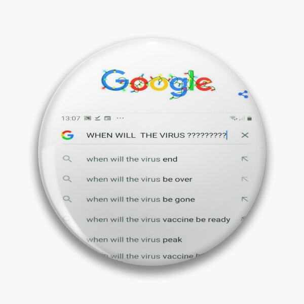 Item preview, Google Search - When will the Virus ??? designed and sold by Flirt-Teez.