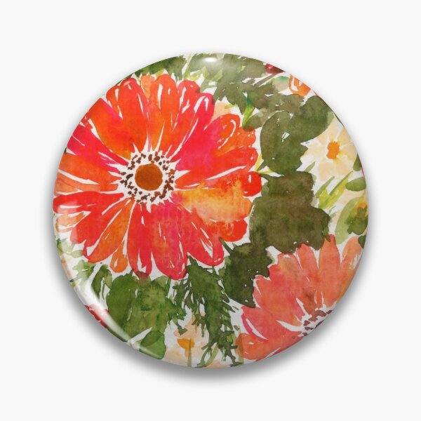 Item preview, watercolor gerberas designed and sold by kosarandrea.