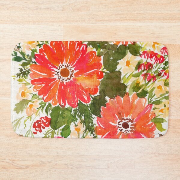 Item preview, watercolor gerberas designed and sold by kosarandrea.