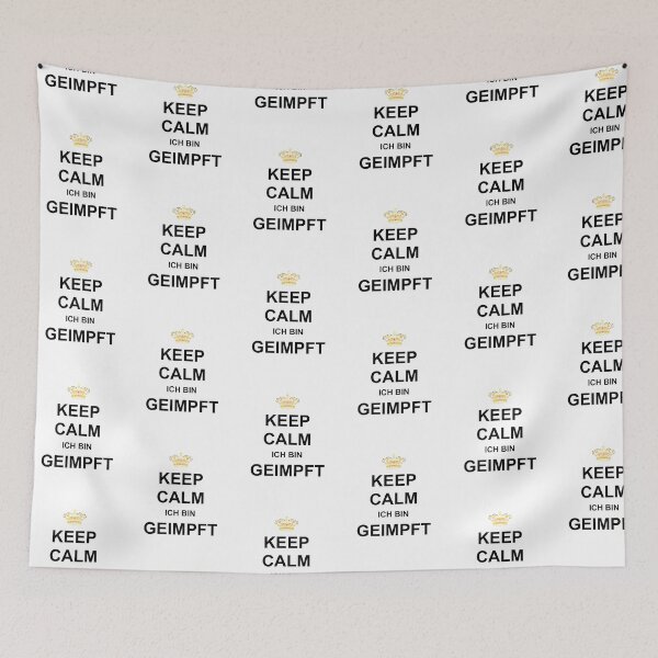 Artikelvorschau, KEEP CALM ich bin GEIMPFT - 2021 Design entworfen und verkauft von urban-design.