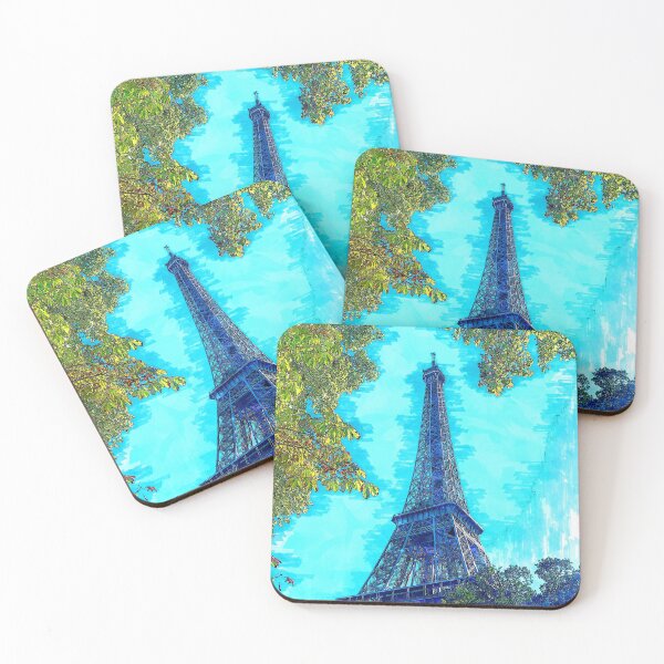 Item preview, Paris Eiffel Tower Among Leaves. For Eiffer Tower & Paris Lovers. designed and sold by ColortrixArt.
