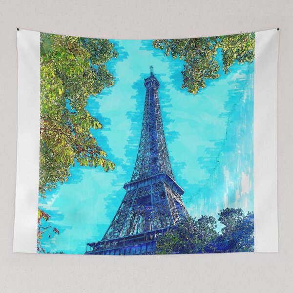 Item preview, Paris Eiffel Tower Among Leaves. For Eiffer Tower & Paris Lovers. designed and sold by ColortrixArt.