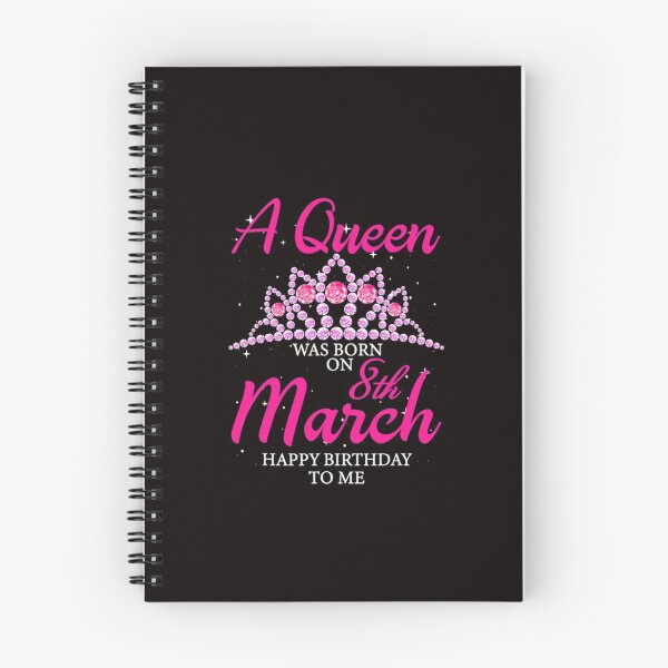 Item preview, A queen was born on March 8th happy birthday to me designed and sold by CR-SHOP.