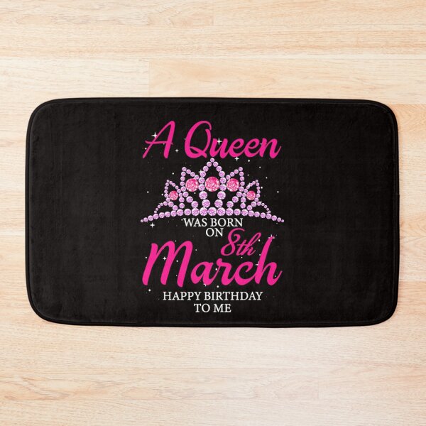Item preview, A queen was born on March 8th happy birthday to me designed and sold by CR-SHOP.