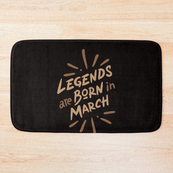 Item preview, Legends are Born in March designed and sold by CR-SHOP.