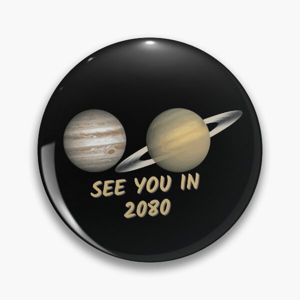 Item preview, Winter Solstice 'Great Conjunction' Of Jupiter And Saturn designed and sold by Happy-PrintZ.