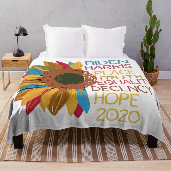 Item preview, Biden Harris 2020 Peace Truth Love Equality Diversity,Colorful Sunflower T-Shirt,Gift For Mom & Dad,Election Celebration Shirt designed and sold by Raminovitch.