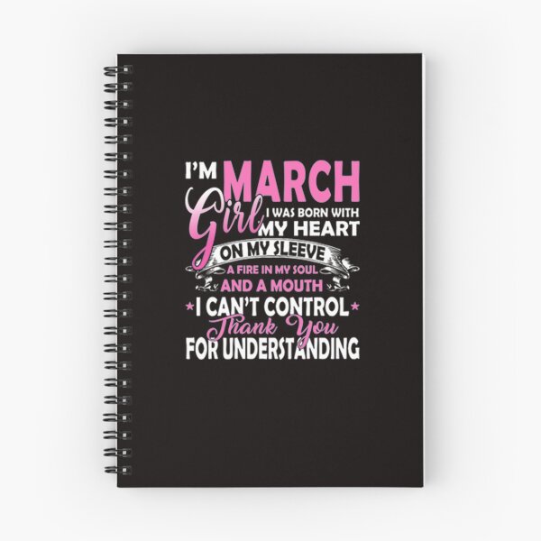 Item preview, I Am March Girl I Was Born With My Heart On My Sleeve designed and sold by CR-SHOP.