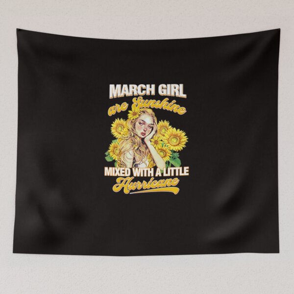 Item preview, March Girl Sunshine Mixed Hurricane Shirt Cancer Leo Birthday designed and sold by CR-SHOP.